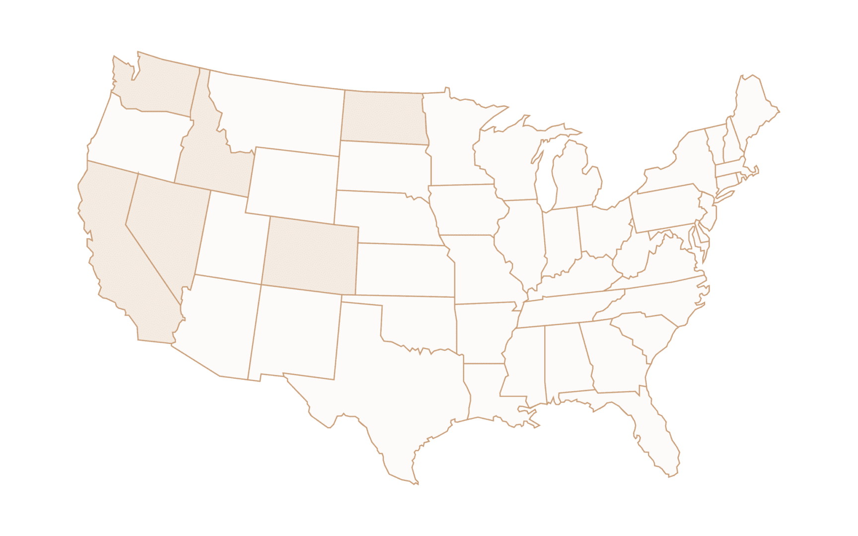 Map of the United States